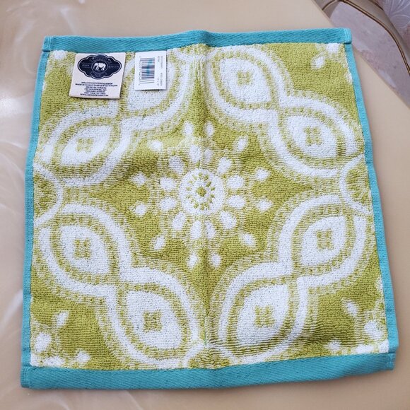 John Robshaw Petra Three-Yarn Dyed Jacquard Fringe 3 Piece Towel Set - New - Picture 8 of 16